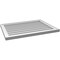 Ekena Millwork Vertical Surface Mount PVC Gable Vnt: Non-Functional, w/2"W x 1-1/2"H, Brickmould Frame, 30"W x 22"H GVPVE30X2202SN - alternate 3